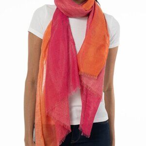 I.n.c. International Concepts Women's Ombre Metallic Scarf - Sunset
